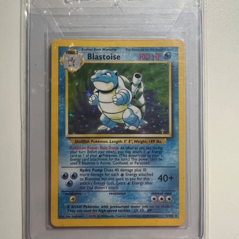 Blastoise-Holo 1999 Pokemon TCG Base Set #2/102